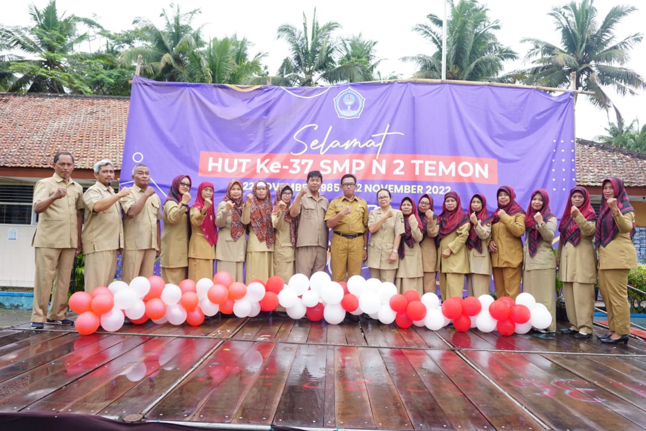 KEMERIAHAN HUT SMP NEGERI 2 TEMON YANG KE-37